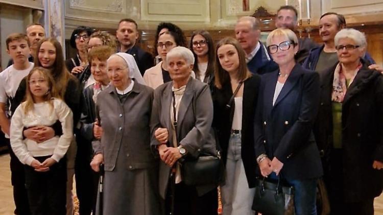 Settant'anni di professione di suor Maria Luisa: «Dal 1955 a Londra»