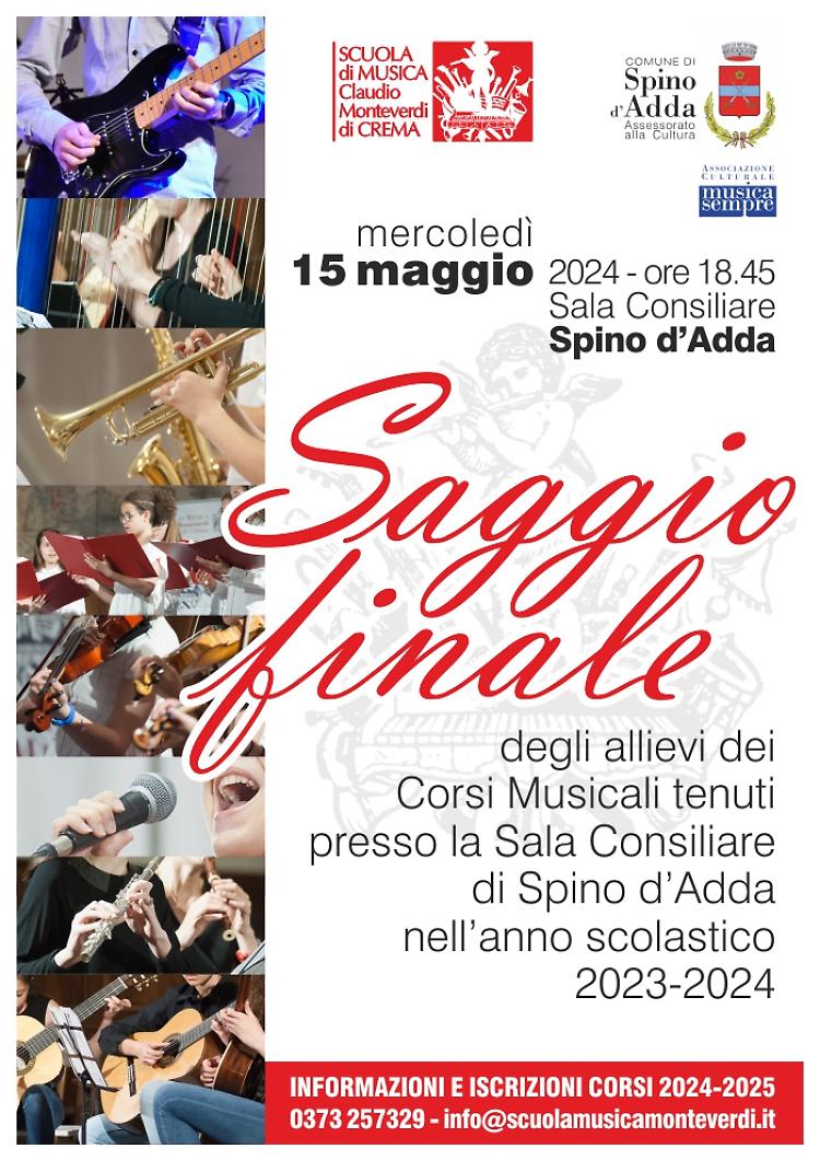 Saggio finale degli allievi dei corsi musicali