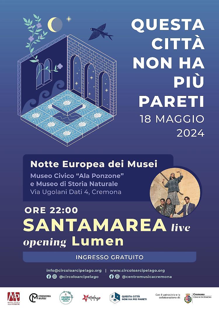 "Questa città non ha più pareti" il live di Santamarea e Lumen