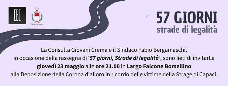 Inaugurazione rassegna "57 Giorni - Strade di legalità"