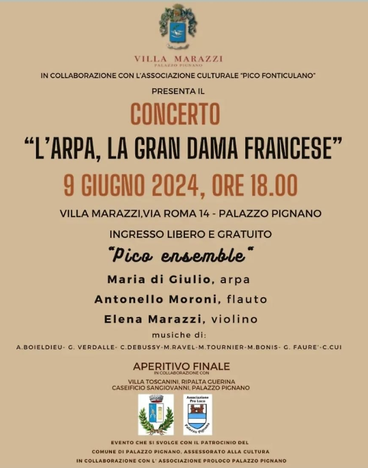 Concerto: "L'Arpa, la gran dama francese"