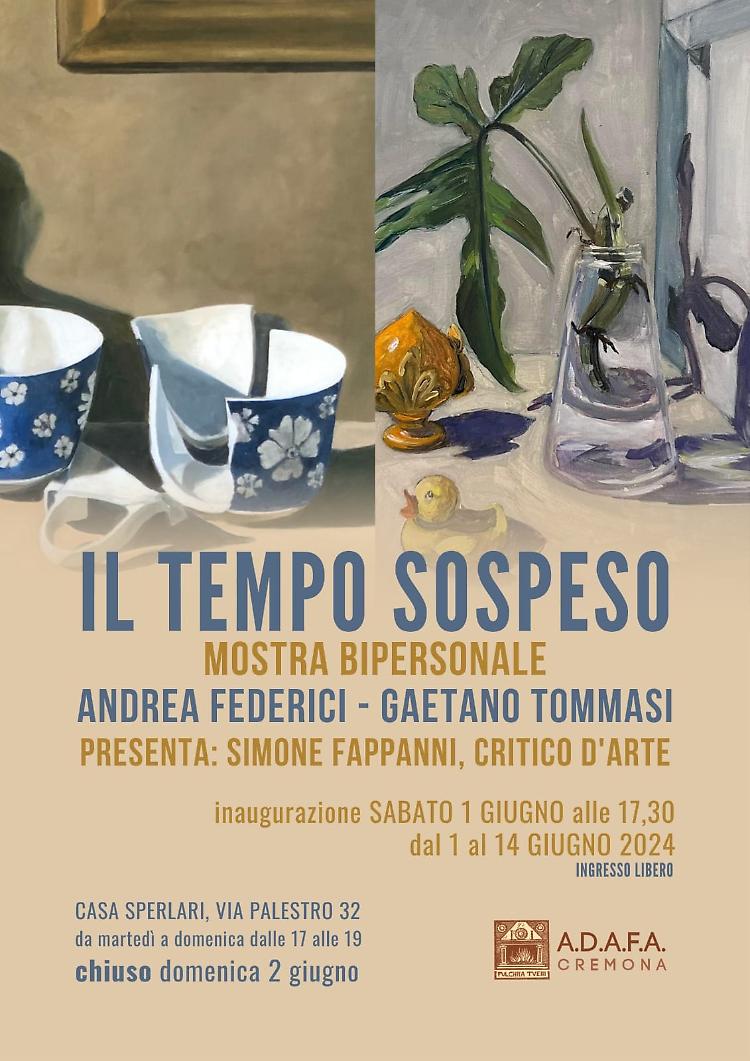 “Il tempo sospeso” bipersonale Federici - Tommasi