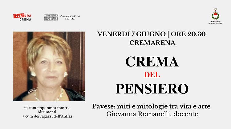 Incontro: Pavese: miti e mitologie tra vita e arte