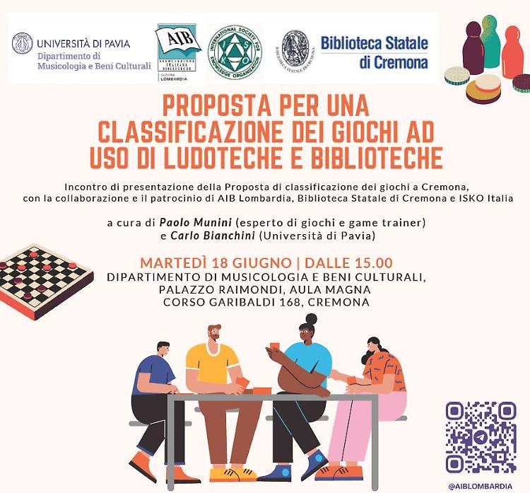 Incontro di presentazione della "Proposta di classificazione dei giochi"