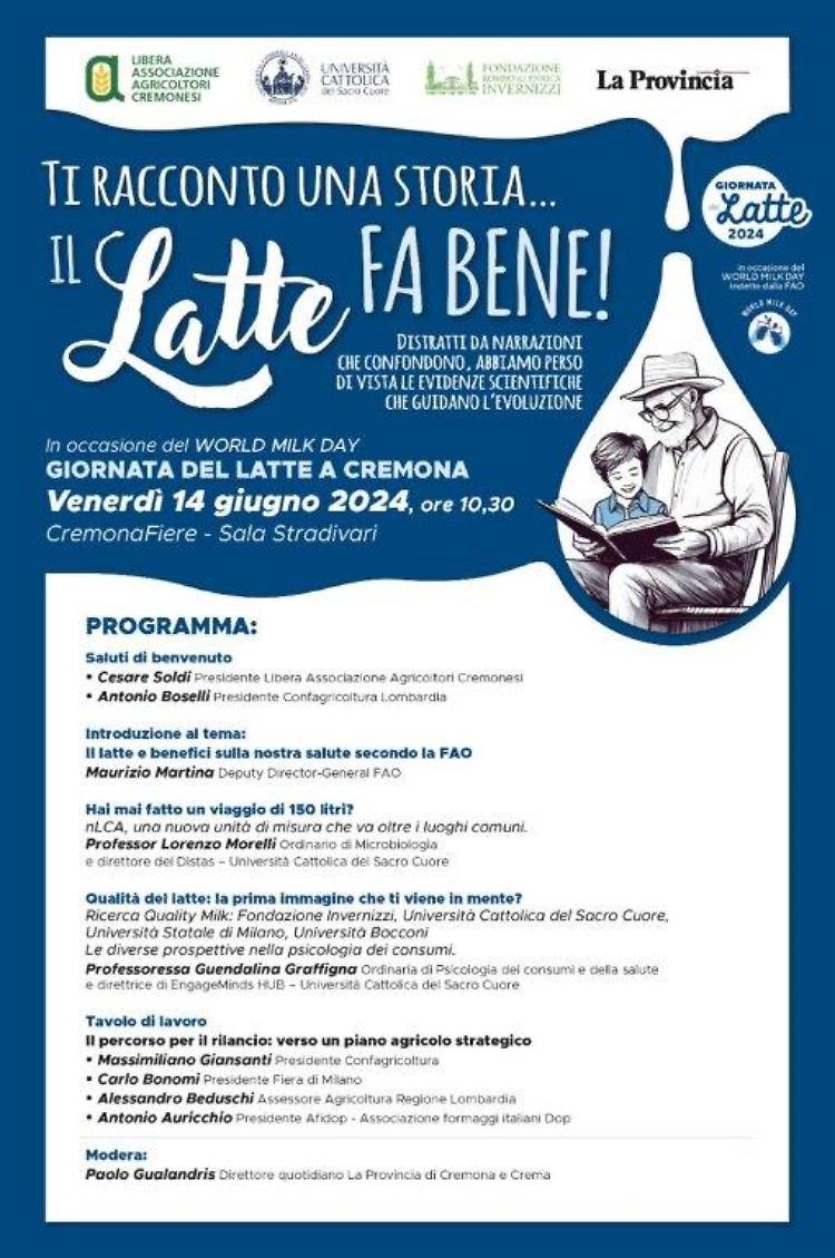 Convegno: “Ti racconto una storia… il latte fa bene!”