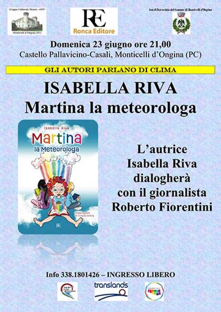 Incontro con Isabella Riva "Martina la meteorologa"
