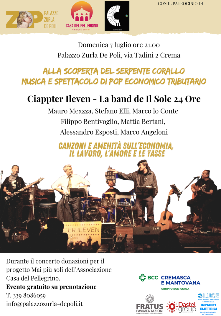 Concerto: Ciappter Ileven - La band de Il Sole 24 Ore