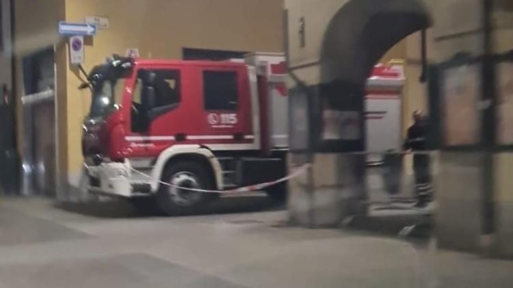 Fuga di gas in via Castello