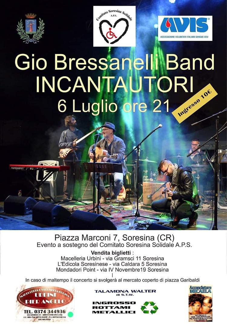 Concerto della Gio Bressanelli Band: Incantautori