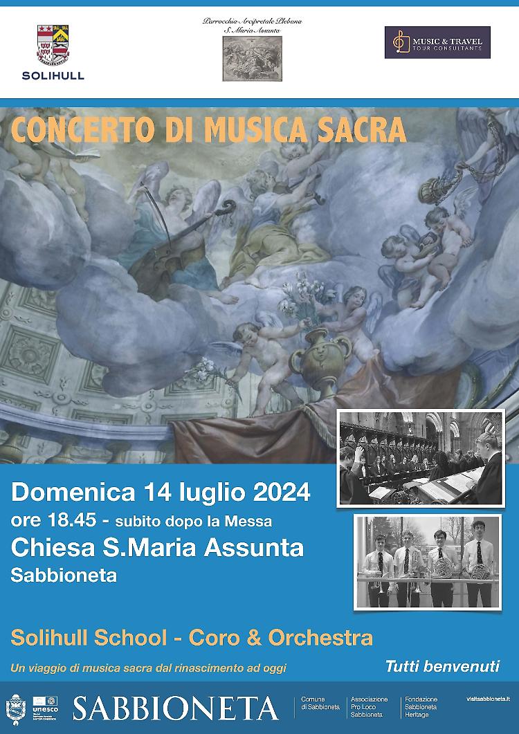 Concerto di musica sacra con la Solihull School