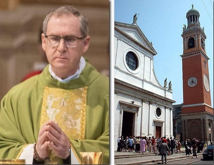 Don Piccinelli saluta la città e i due sindaci