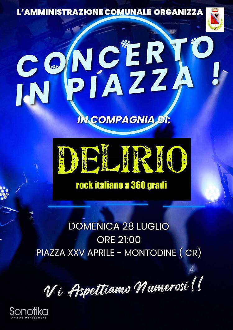 Concerto in piazza con Delirio!