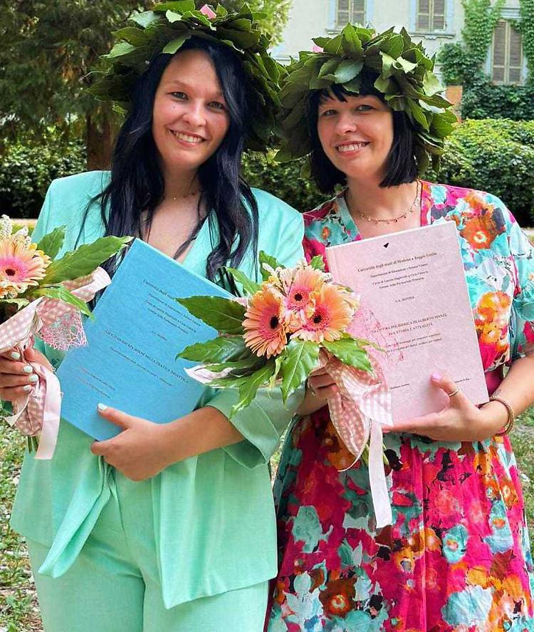 Erika e Francesca, lauree ‘gemelle’ 