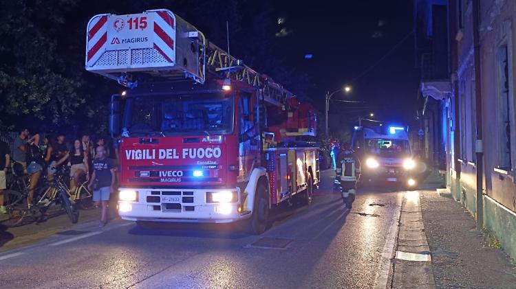 Quadro elettrico a fuoco, incendio alla sede dei Pantelù 