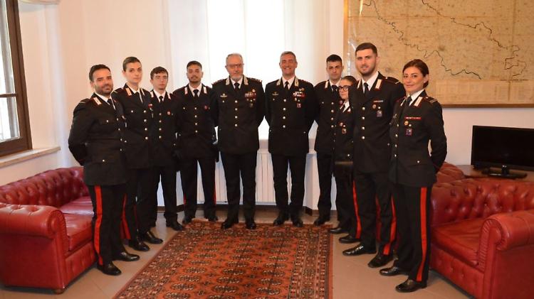 Carabinieri, il comandante della Legione Lombardia incontra i nuovi militari della provincia