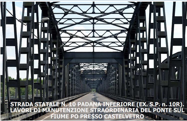 Ponte sul Po, brutte notizie: il maxi cantiere slitterà di alcuni mesi