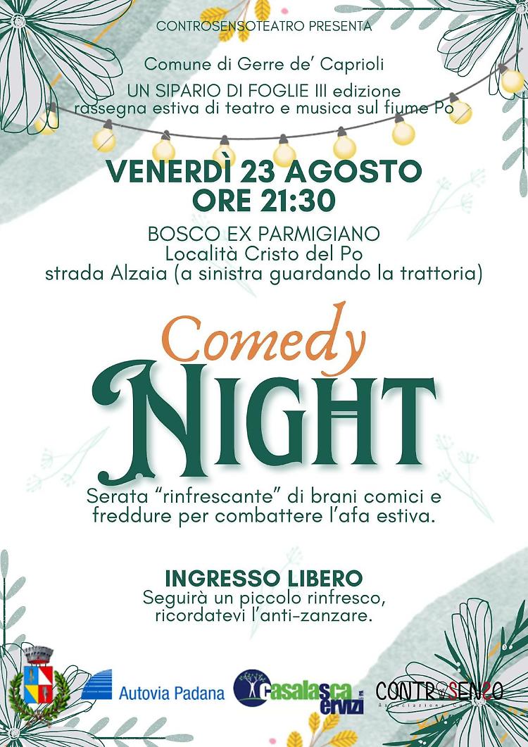 Comedy night - Serata “rinfrescante” di brani comici e freddure