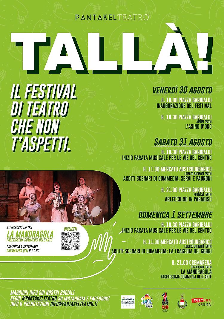 TALLÀ! Il Festival di Teatro che non t'aspetti.