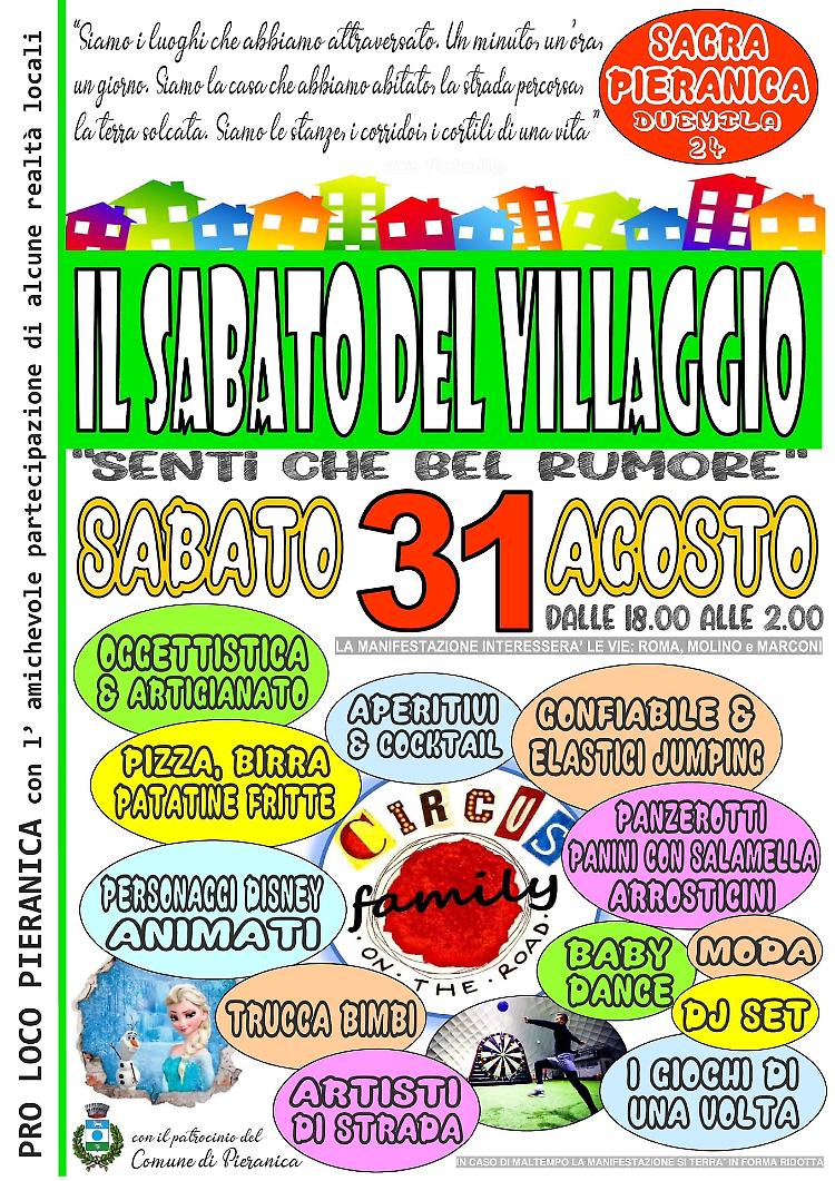 Il Sabato del Villaggio, Sagra 2024