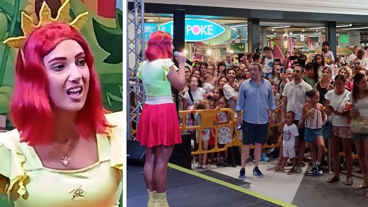 Lucilla incanta i bambini al Gran Rondò