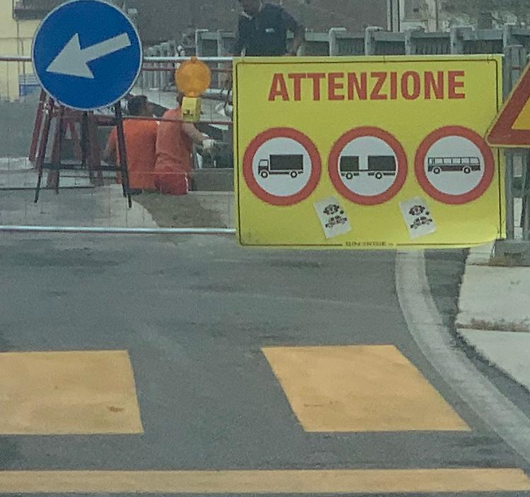 Raffica di cantieri: deviazioni 