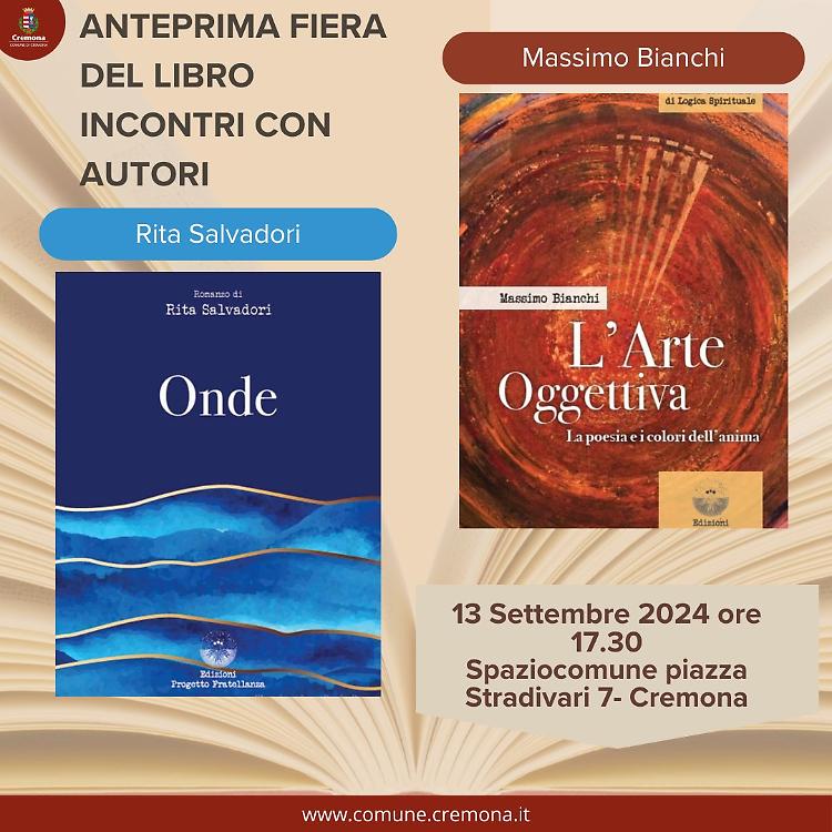 Anteprima della Fiera del Libro: incontro con gli autori