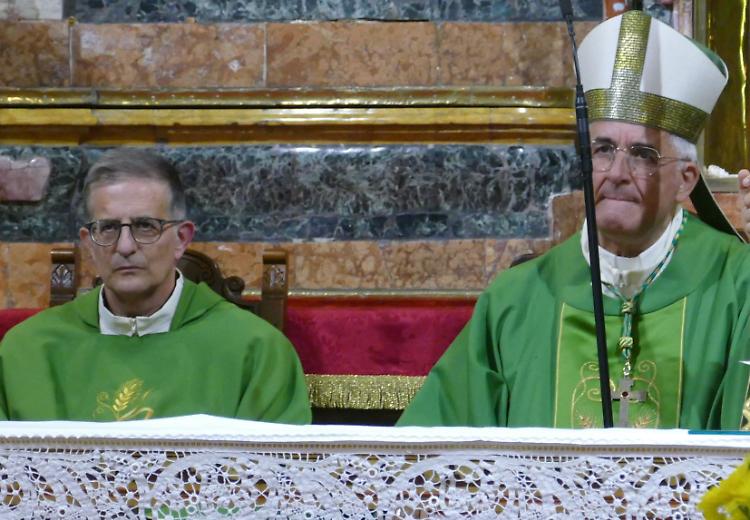 L'ingresso di don Claudio Corbani: «Sempre avanti senza aver paura»