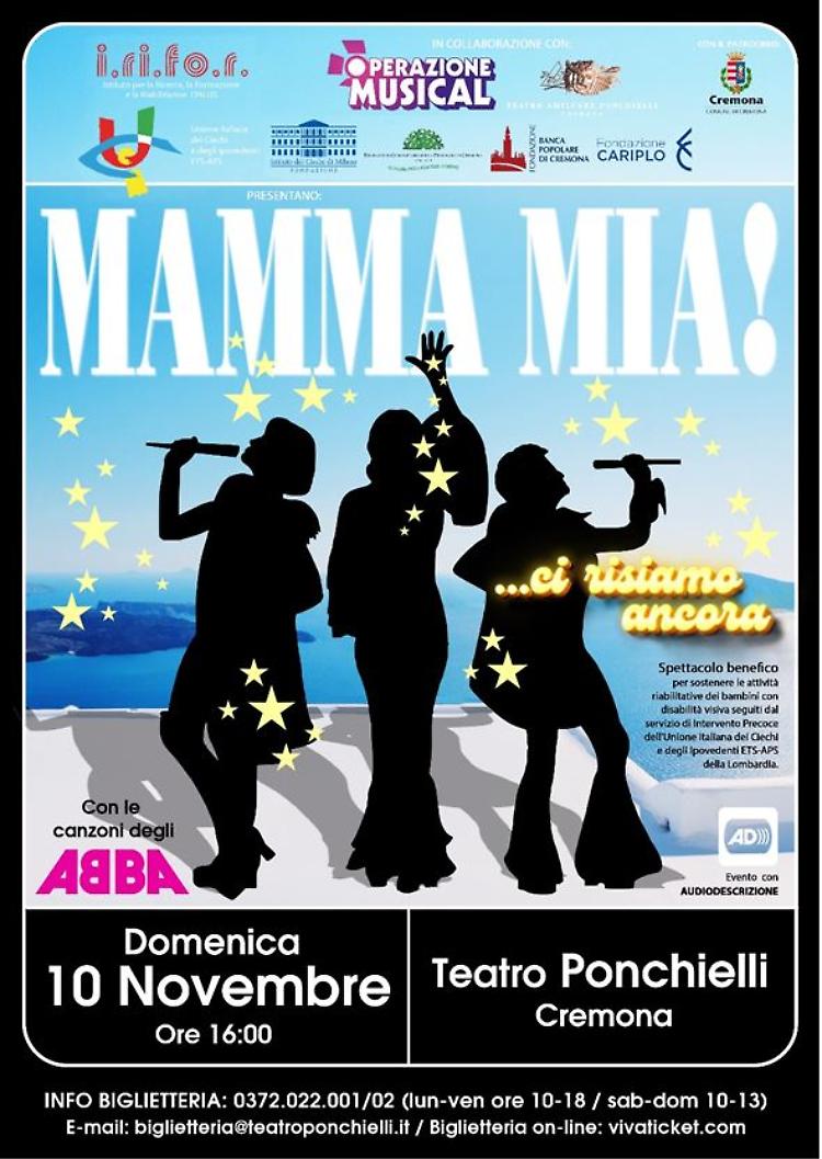 Musical "Mamma Mia! …ci risiamo ancora" - Progetto 'Con Altri Occhi'