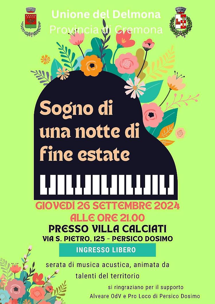Sogno di una notte di fine estate 2024