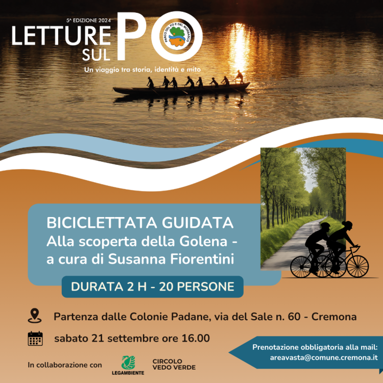 Gita in bicicletta nel Parco del Po e del Morbasco