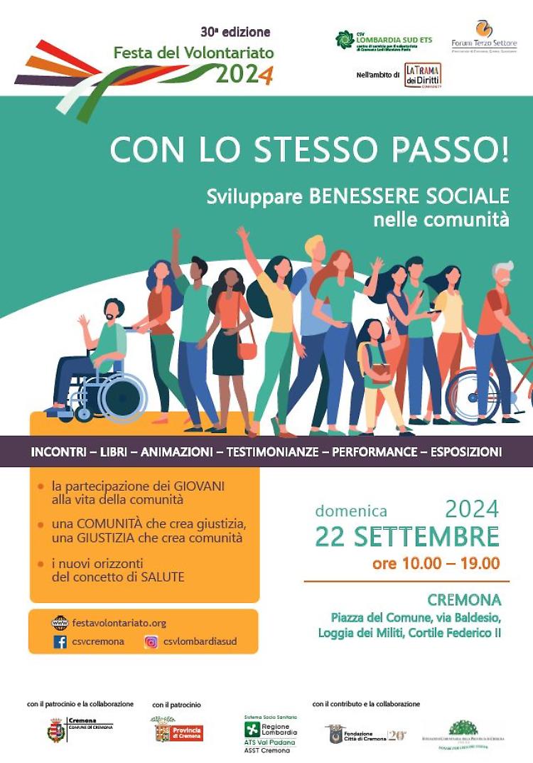 XXX edizione della Festa del Volontariato Cremonese 