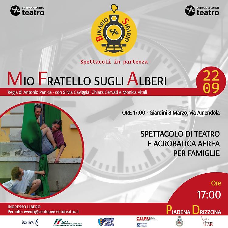 Mio fratello sale sugli alberi. Teatro e acrobatica aerea