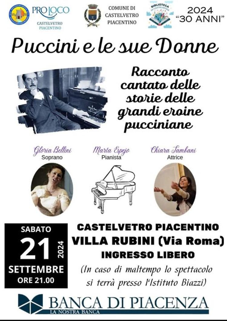 "Puccini e le sue donne" con la soprano Gloria Bellini