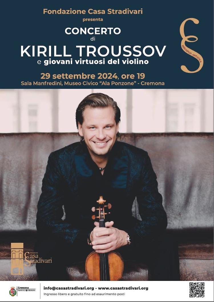 Concerto di Kirill Troussov e giovani virtuosi del violino