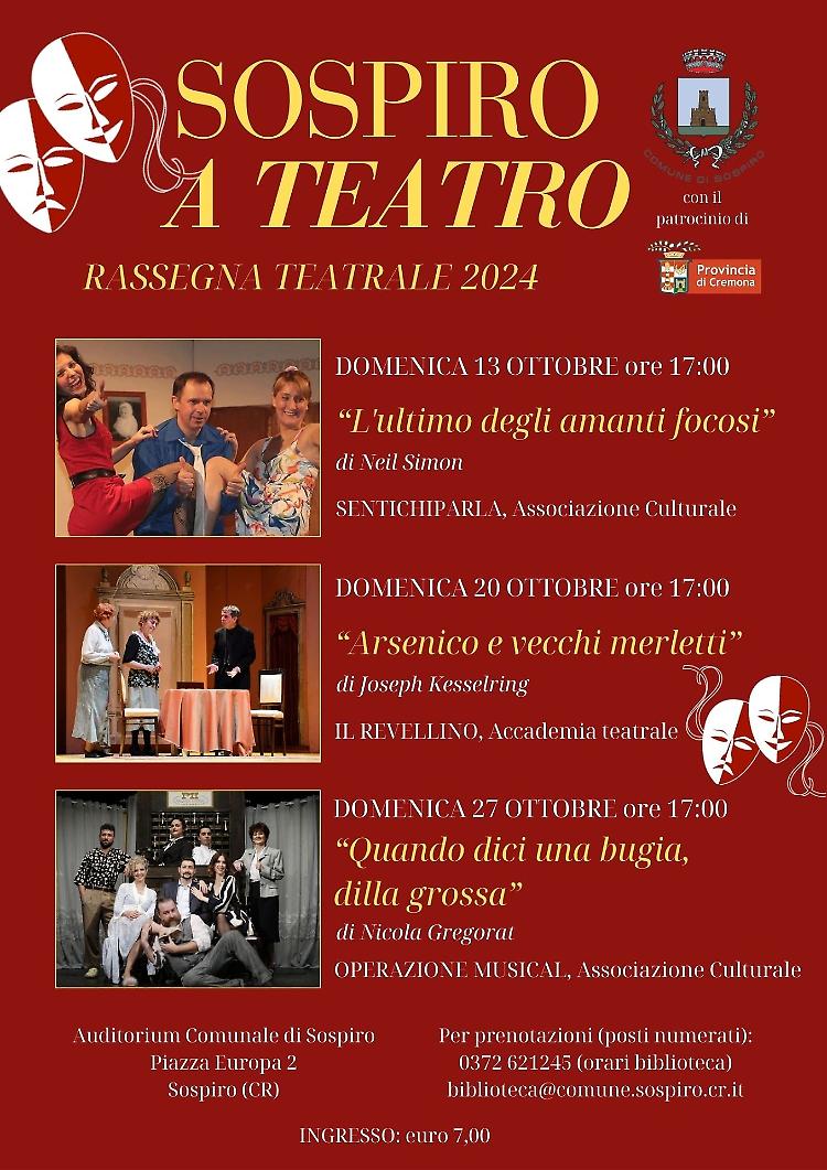 "Arsenico e vecchi merletti" commedia di Joseph Kesselring