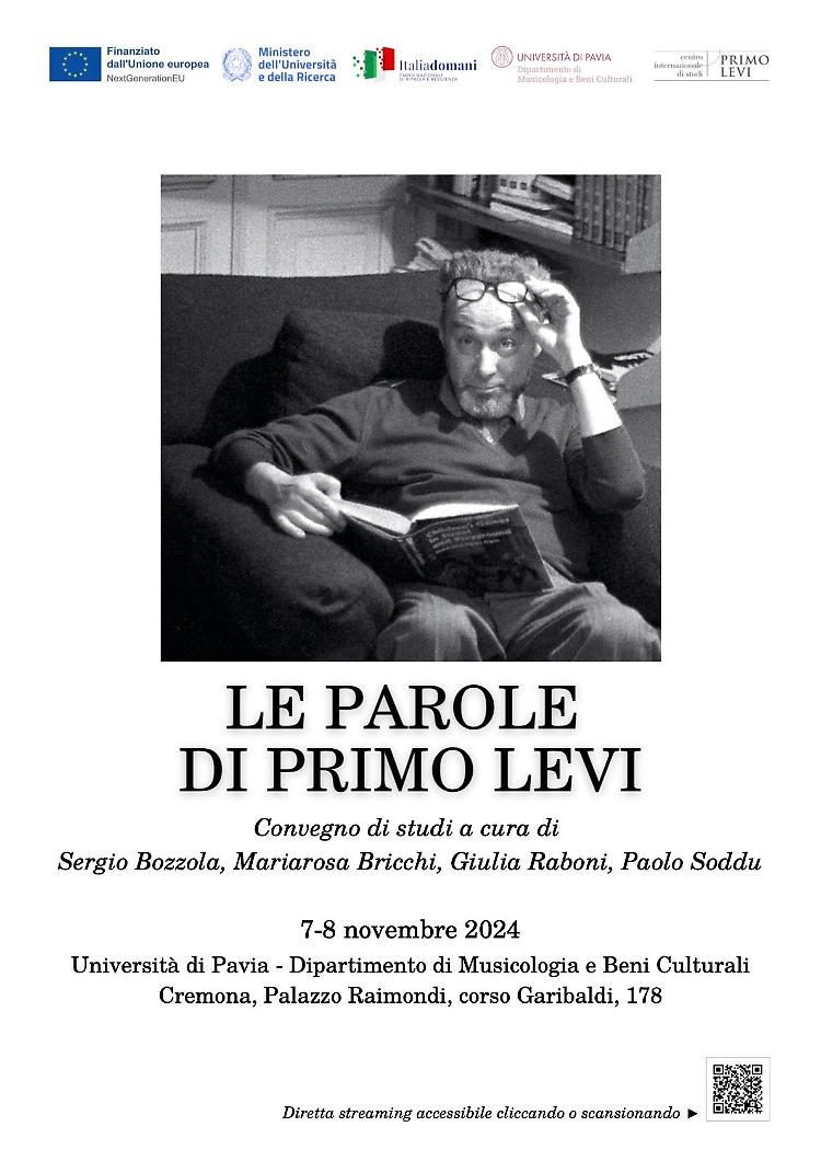 Le parole di Primo Levi, convegno di studi