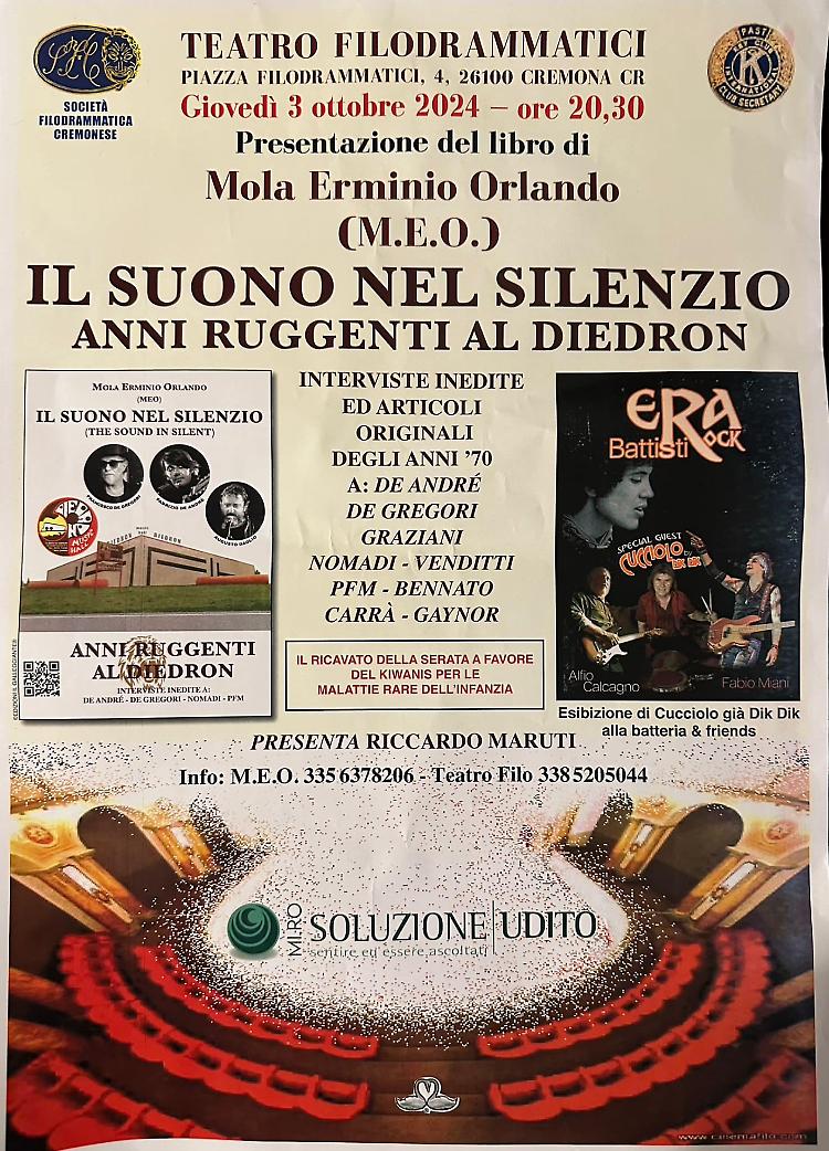Presentazione del libro "Il suono del silenzio" con concerto