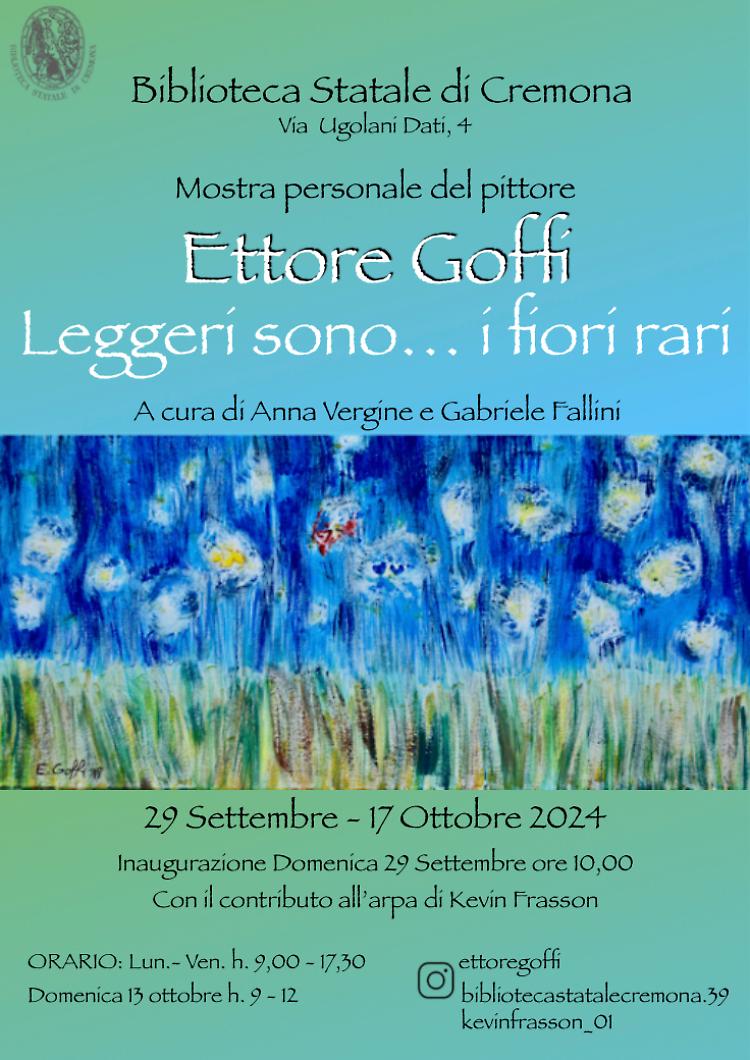 Ettore Goffi presenta il suo saggio "Di cieli, arte...economia"