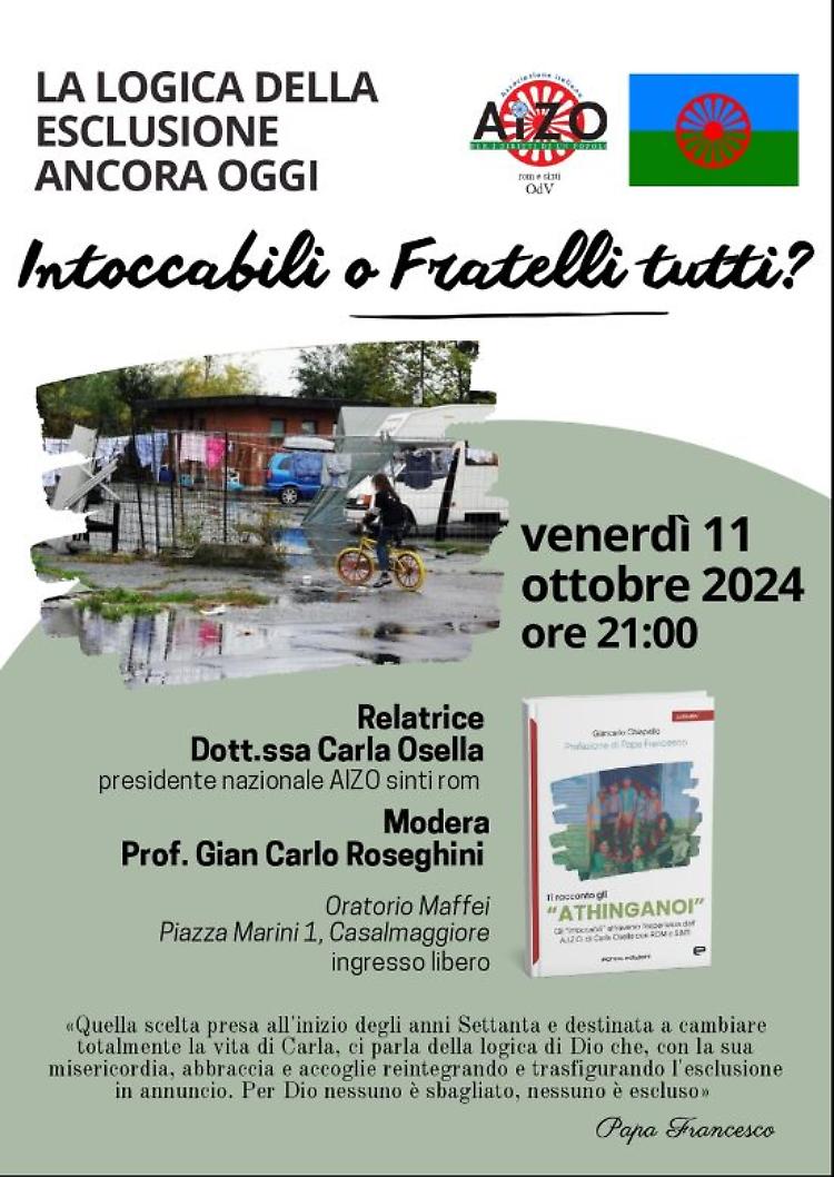 Presentazione del libro “Ti racconto gli athinganoi"
