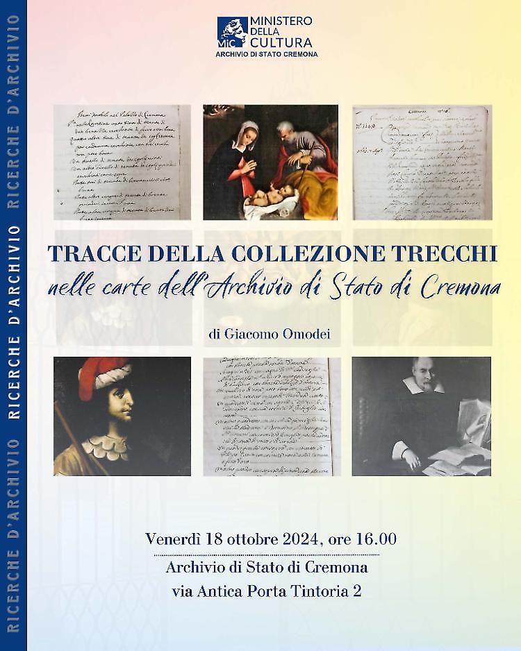 Tracce della collezione Trecchi nei documenti presso l'Archivio di Stato 