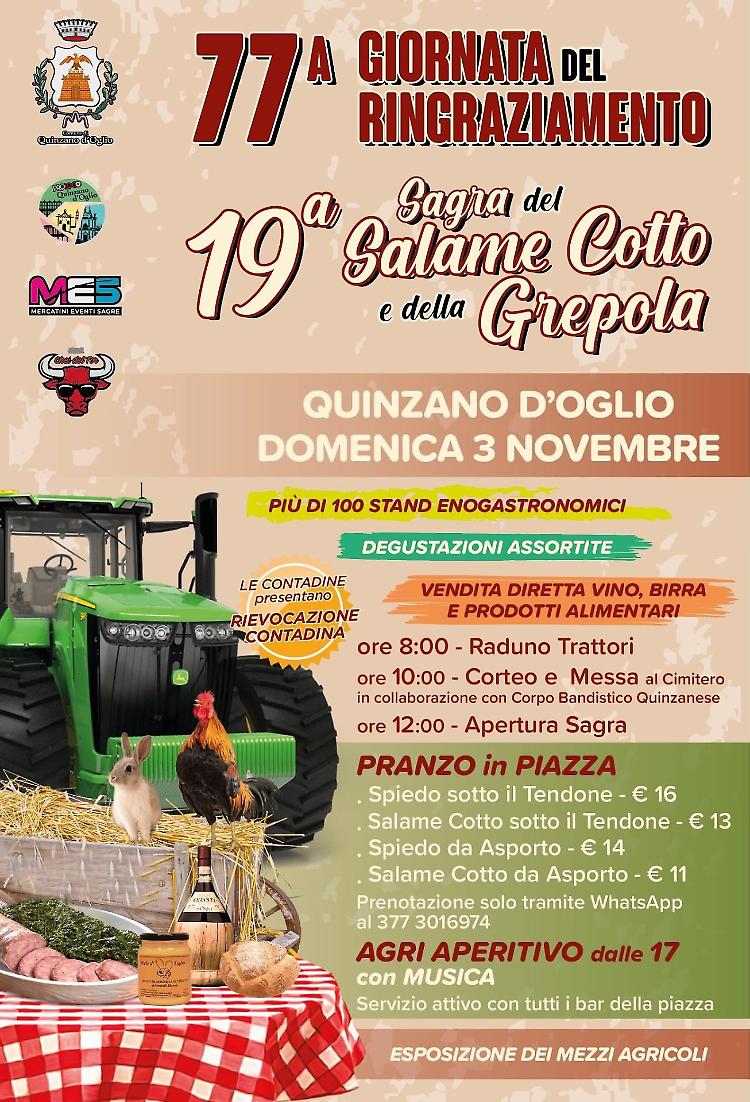 19a Sagra del Salame cotto e della Grepola