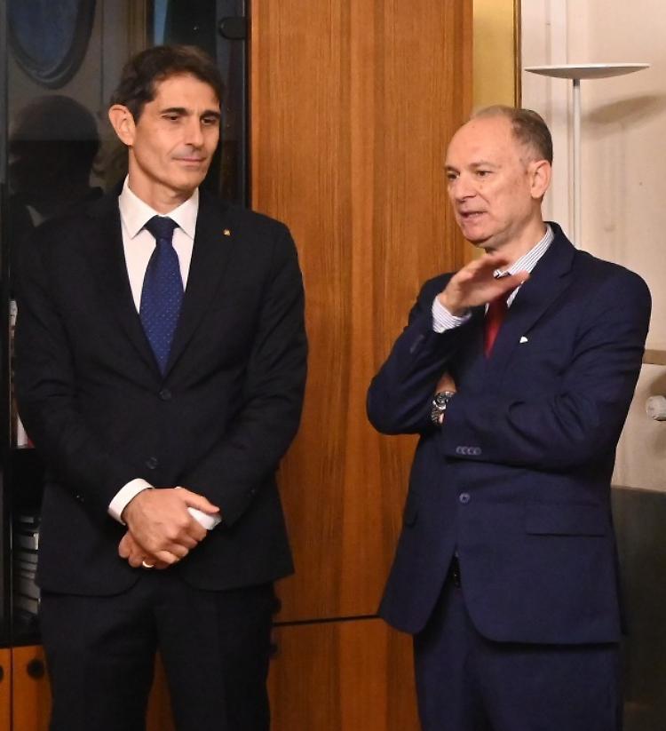 Il prefetto Giannelli in visita alla Questura 