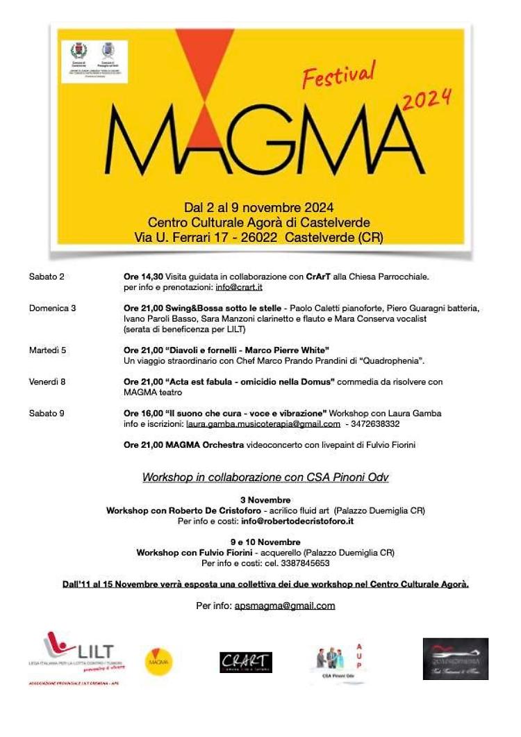 Mostra di cinema breve: Magma festival 2024 