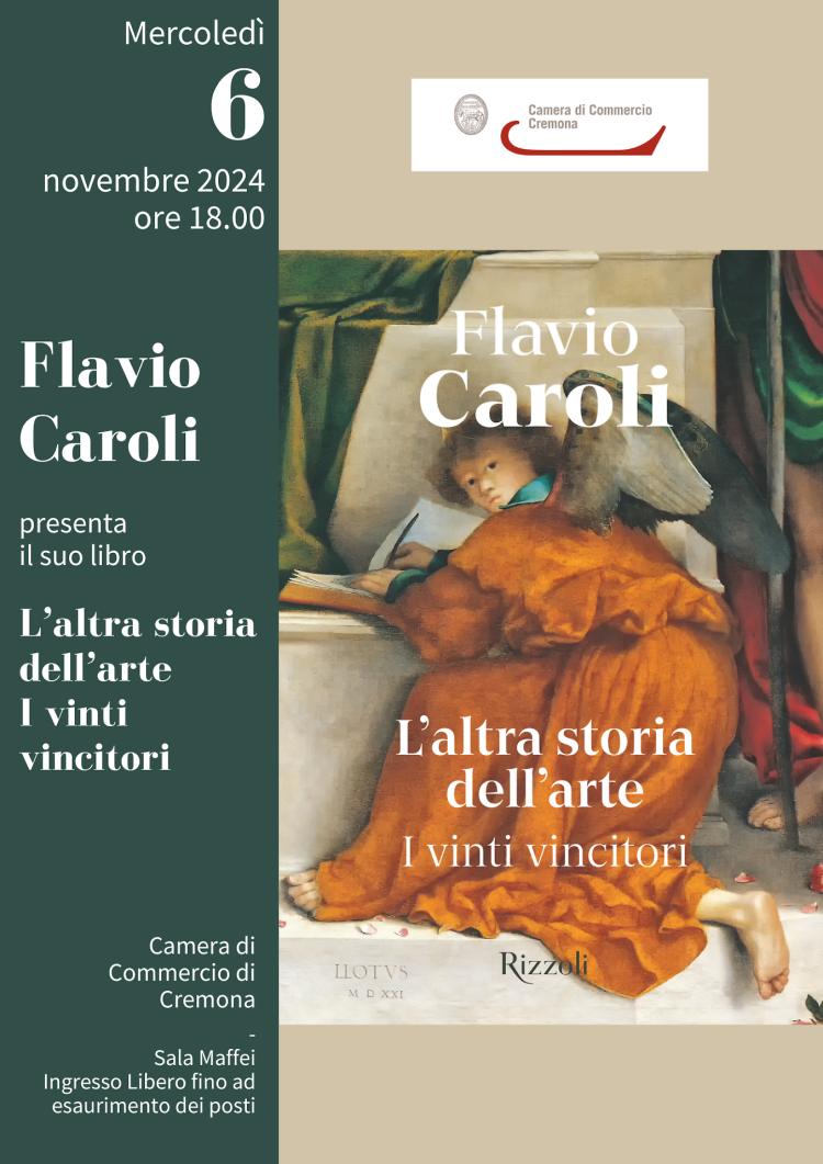 Presentazione libro di Flavio Caroli : "L'altra storia dell'arte. I vinti vincitori"