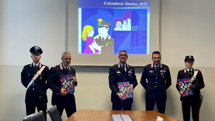 Carabinieri, presentato il Calendario Storico 2025: «Un anno con i giovani»