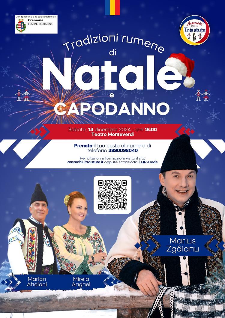 "Tradizioni Rumene di Natale e Capodanno al Teatro Monteverdi"
