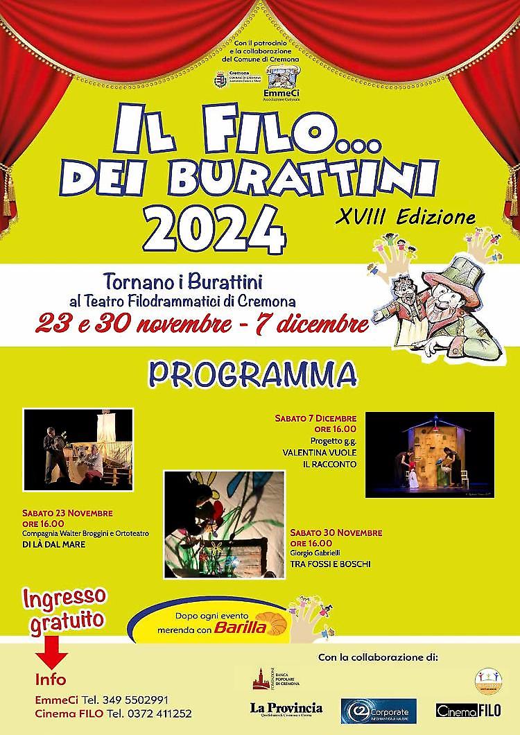 Spettacolo di burattini: "Tra fossi e boschi” di Giorgio Gabrielli 