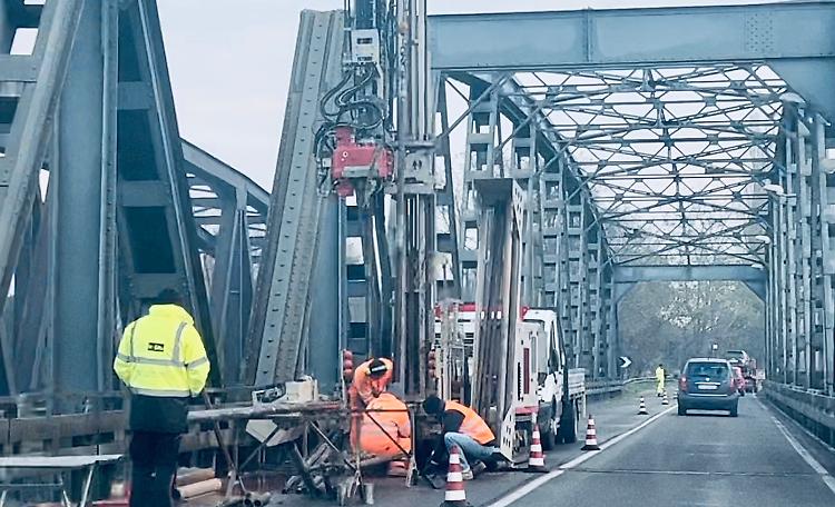 Ponte di Po: carotaggi finiti prima del previsto, ripristinato il doppio senso di marcia