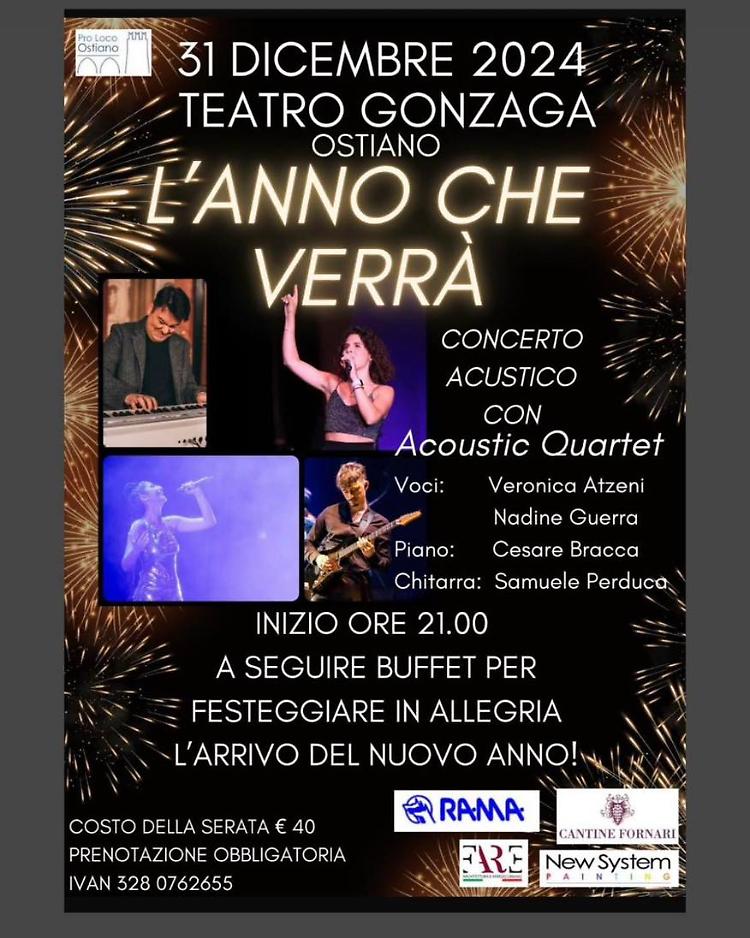 Concerto acustico di Capodanno con "Acoustic Quartet"