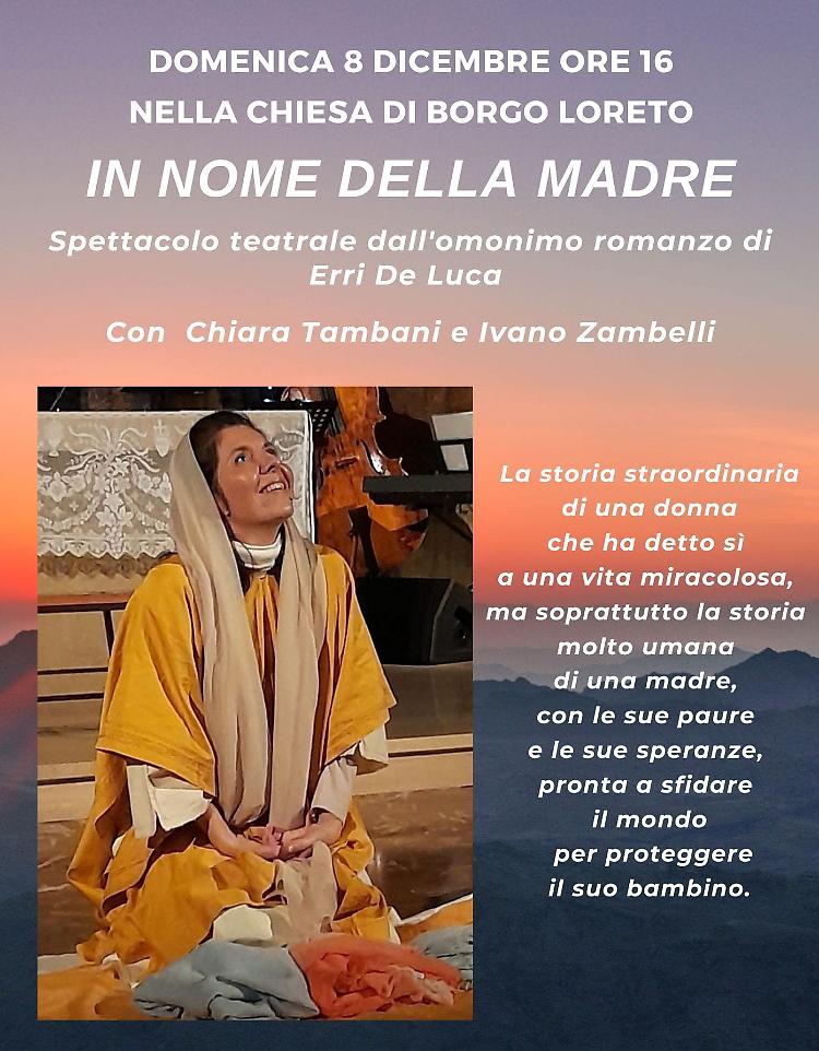“In nome della Madre”: in scena alla chiesa di Borgo Loreto